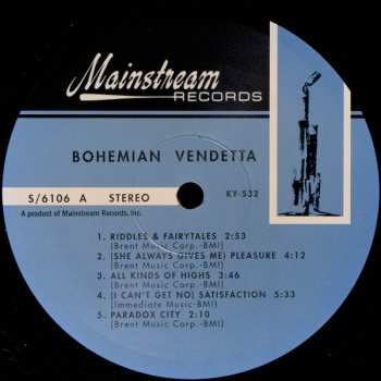 LP Bohemian Vendetta: Bohemian Vendetta LTD | CLR 420937