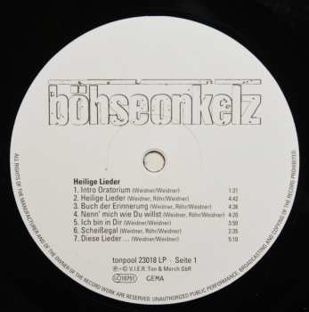 LP Böhse Onkelz: Heilige Lieder 82889