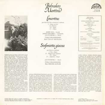 LP Bohuslav Martinů: Concertino / Sinfonietta Giocosa 138332