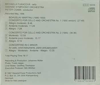 CD Bohuslav Martinů: Concerto No. 1, Concerto No. 2 For Cello & Orchestra, Concertino For Cello, Wind Instruments, Percussion & Piano 457400