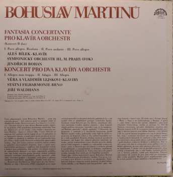 LP Bohuslav Martinů: Fantasia Concertante Pro Klavír A Orchestr / Koncert Pro Dva Klavíry A Orchestr 138338