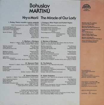 3LP Bohuslav Martinů: Hry O Marii (Les Jeux De Marie - The Miracle Of Our Lady) - Cycle Of 4 Operas (3xLP + BOX + BOOKLET) (85 1) 277737