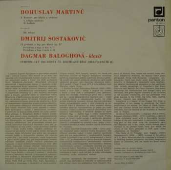 LP Bohuslav Martinů: I. Klavírní Koncert S Orchestrem / Preludia A Fugy Op. 87 - Preludium A Fuga A Dur / Preludium A Fuga D Moll 140102