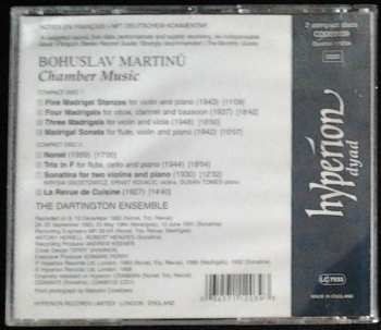 2CD Bohuslav Martinů: Nonet • Trio • La Revue De Cuisine • Sonatina 321146