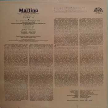 LP Bohuslav Martinů: Sinfonia Concertante / Rhapsody-Concerto (84 1) 276904