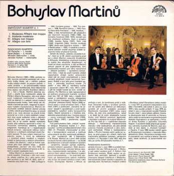 LP Bohuslav Martinů: Smyčcové Kvartet Č. 1 276903