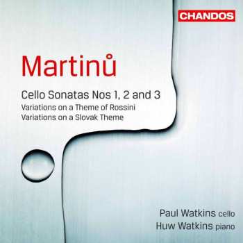 CD Bohuslav Martinů: Sonaten Für Cello & Klavier Nr.1-3 302939