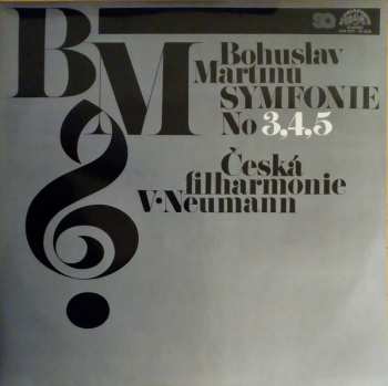 Album Bohuslav Martinů: Symfonie No 3,4,5