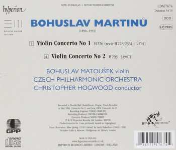 CD Bohuslav Martinů: The Complete Music For Violin And Orchestra – 4 329798