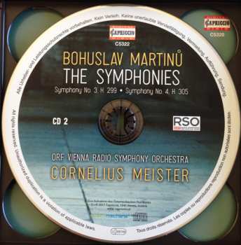 3CD Bohuslav Martinů: The Symphonies 149833