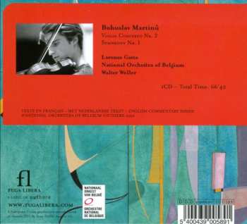 CD Bohuslav Martinů: Violin Concerto No. 2 & Symphony No. 1 325770