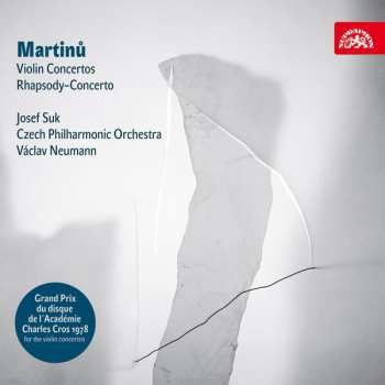 CD Bohuslav Martinů: Violin Concertos, Rhapsody-Concerto 38983