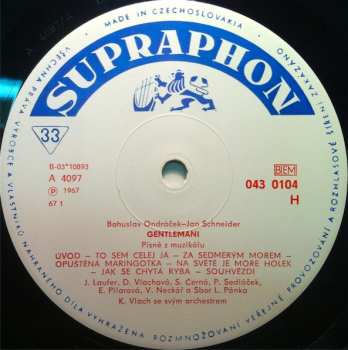 LP Bohuslav Ondráček: Gentlemani (Muzikál)