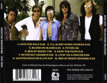 CD Bon Jovi: Melbourne Melodies 412890