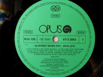 LP Bon Jovi: Slippery When Wet