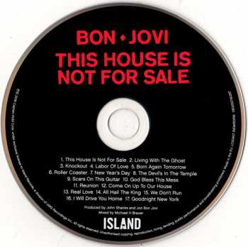 CD Bon Jovi: This House Is Not For Sale DLX 36261