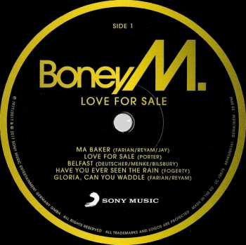 LP Boney M.: Love For Sale 22027