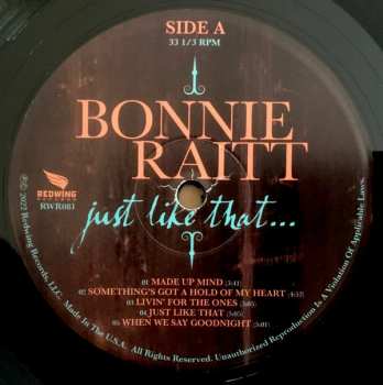 LP Bonnie Raitt: Just Like That... 389807