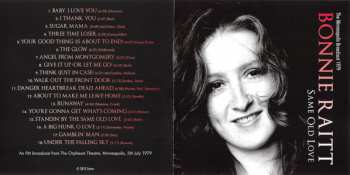 CD Bonnie Raitt: Same Old Love (The Minneapolis Broadcast 1979) 415086