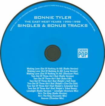 3CD Bonnie Tyler: The East West Years 1995-1998 148576