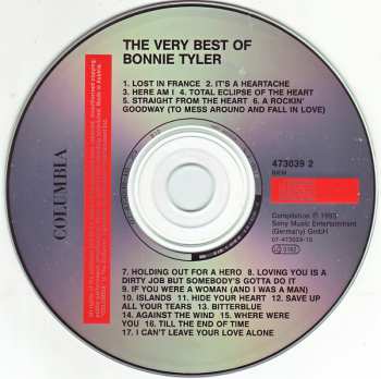 CD Bonnie Tyler: The Very Best Of 357984