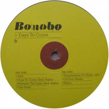2LP Bonobo: Days To Come 389810