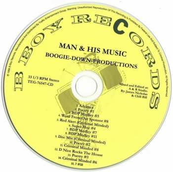 CD Boogie Down Productions: Man & His Music 92869