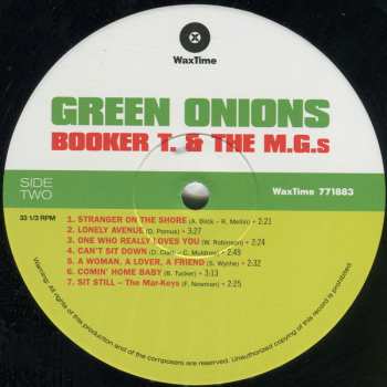 LP Booker T & The MG's: Green Onions LTD 330745