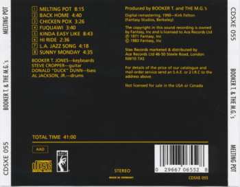 CD Booker T & The MG's: Melting Pot 282100