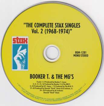 CD Booker T & The MG's: The Complete Stax Singles, Vol. 2 (1968-1974) 95534