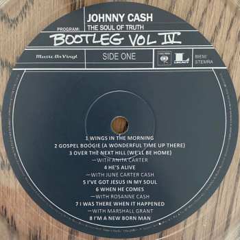 3LP Johnny Cash: Bootleg Vol IV: The Soul Of Truth LTD | NUM | CLR 5563