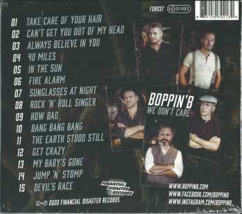 CD Boppin' B: We Don't Care 313432