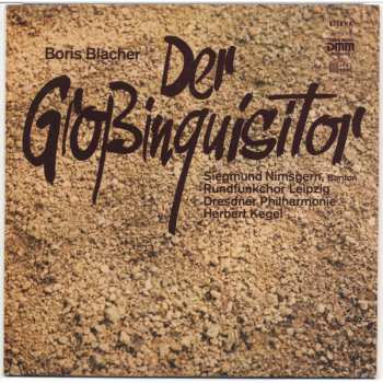 Album Boris Blacher: Der Großinquisitor