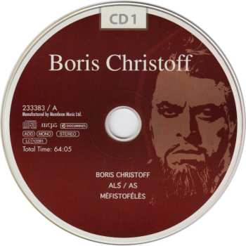 10CD/Box Set Boris Christoff: Teufel, Mönch And Zar