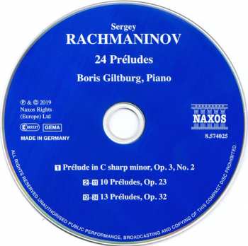 CD Boris Giltburg: 24 Préludes 148393
