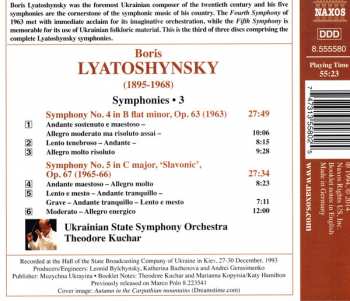 CD Boris Ljatoshinski: Symphonies Nos. 4 And 5 294974