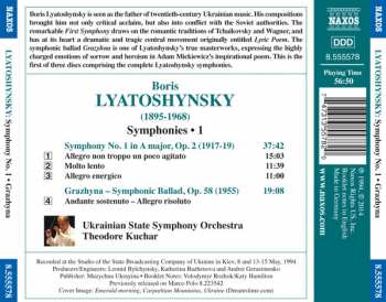 CD Boris Ljatoshinski: Symphony No. 1 • Grazhyna 186244