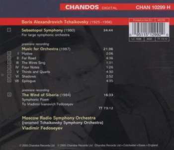 CD Борис Чайковский: The Wind of Siberia, Sebastopol Symphony, Music For Orchestra 472676