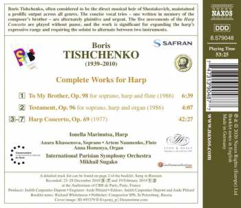 CD Boris Tishchenko: Complete Works For Harp 334080