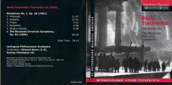 CD Boris Tishchenko: Symphony No. 1 • The Blockade Chronicle Symphony 310801