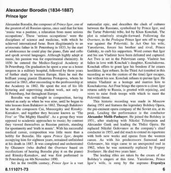 3CD Alexander Borodin: Prince Igor 441433