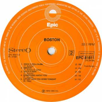 LP Boston: Boston 109750
