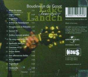 CD Boudewijn De Groot: Lage Landen Tour 2007 525097