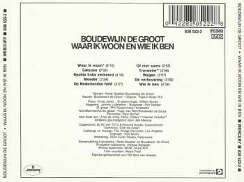 CD Boudewijn De Groot: Waar Ik Woon En Wie Ik Ben 329408