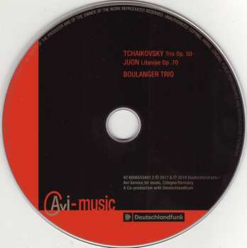 CD Boulanger Trio: Piano Trios 285549