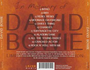 CD David Bowie: In Memory Of David Bowie 436941