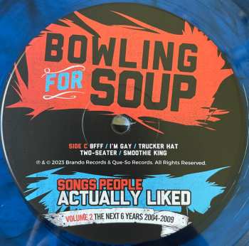 2LP Bowling For Soup: Songs People Actually Liked Volume 2: The Next 6 Years 2004-2009 CLR 538222