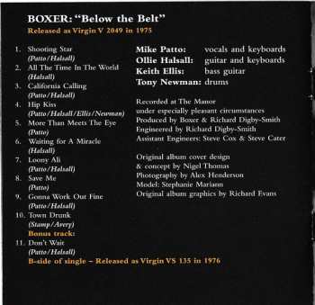 CD Boxer: Below The Belt 98038