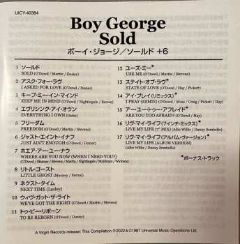 CD Boy George: Sold LTD 455974