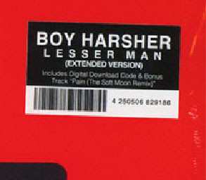 LP Boy Harsher: Lesser Man (Extended Version) LTD 107258